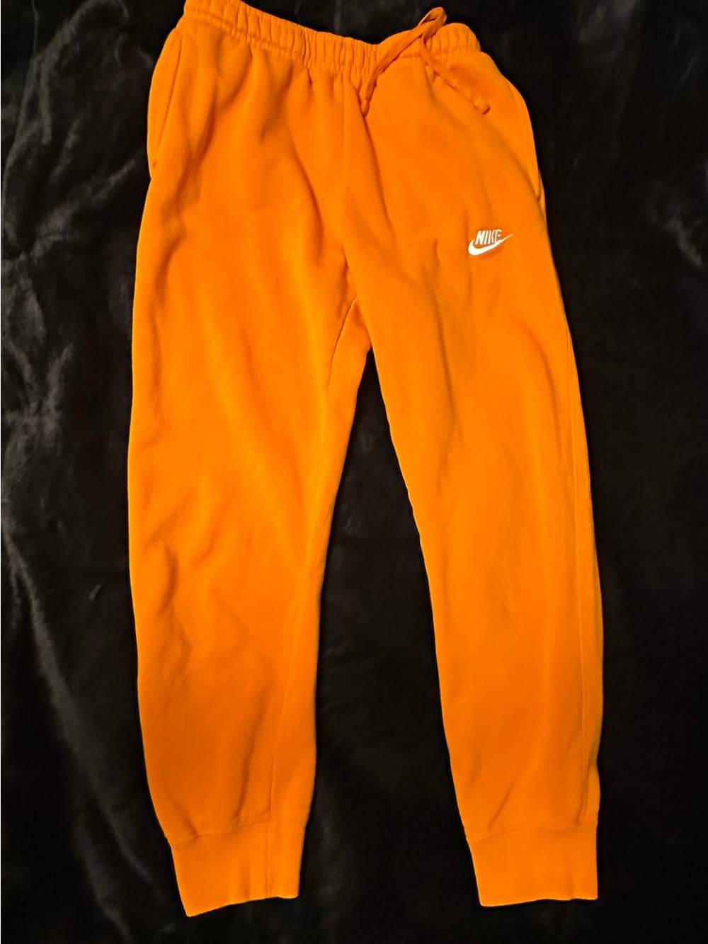 Nike Sportswear Club Fleece 'MAGMA ORANGE ' Men's Joggers Sz SMALL *SEE DETAILS